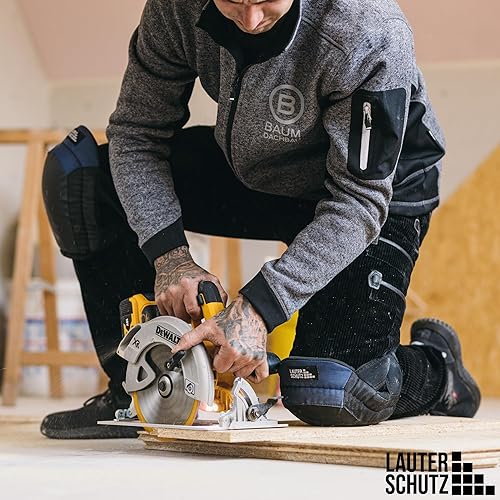 LauterSchutz® Profi Gel-Knieschoner zum Arbeiten - Boden- & Fliesenleger [Anti-Rutsch Beschichtung & bequemer Doppelverschluss] für Handwerker & Heimwerker [Deutscher Hersteller] (Rot, Neu) - Cheap-Us