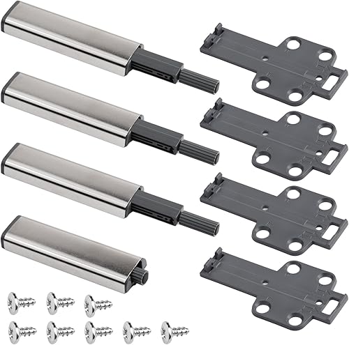 Drucktüröffner Türdämpfer passend als Ersatzteil für IKEA BESTA Schrank Push to Open Türen Tip On (4 Stück) - Cheap-Us