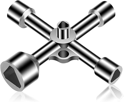 DreikantschlüSsel,Schlüssel Dreikant,Groß Multifunktionale Drehmomentschlüssel,KreuzschlüSsel Universeller,Utilities Schlüssel für Elektrokasten/Gas/Wasser Stromzähler Box Schrank/Gaszählerschränke - Cheap-Us