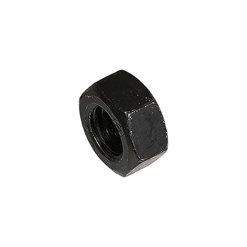 Blackline Schlossschrauben mit Sechskantmuttern und Unterlegscheiben Schloßschrauben schwarz M6 x 50mm 25 Stück SW-10 - Cheap-Us