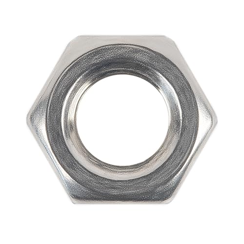 Sechskantmuttern M3 Edelstahl A2 V2A rostfrei | DIN 934 / ISO 4032 | 100 Stück | Hochwertige Befestigungselemente für Metall, Holz & mehr | Ideal für Modellbau, Handwerk & Industrie - Cheap-Us