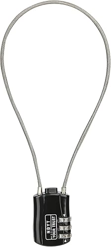 NBYT 3-stelliges Kombinationsschloss, Stahldrahtdurchmesser 3 mm, geeignet für Koffer, Rucksäcke, Schubladen, Schränke, Motorradhelme, Fahrradkörbe - Cheap-Us