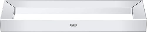 GROHE Selection Cube - Handtuchring (verdeckte Befestigung, Material: Metall, langlebig), chrom, eckig, 40766000 - Cheap-Us
