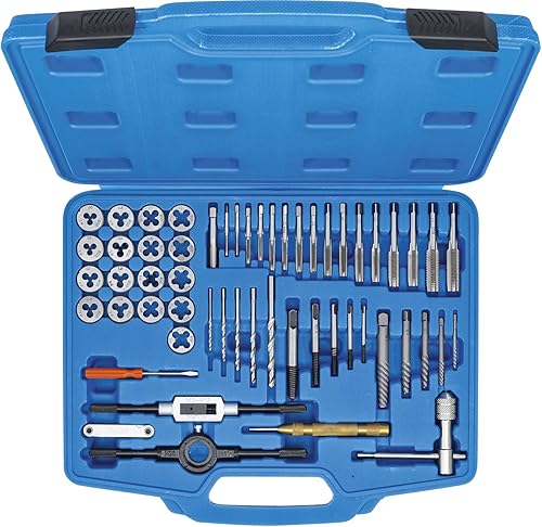BGS 70105 | Gewindeschneid-Satz | Zoll | 1/4' - 1/2' | 56-tlg. - Cheap-Us