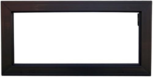 Kippfenster braun 80 x 40 cm Isolierglas - Cheap-Us