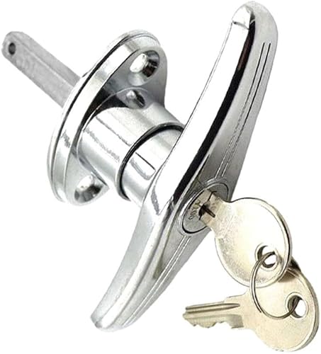 Garagentorschloss, T-Griff, hinten fixiert, um sich von Wohnwagen Garage Schuppen Wohnmobil zu unterscheiden - Cheap-Us