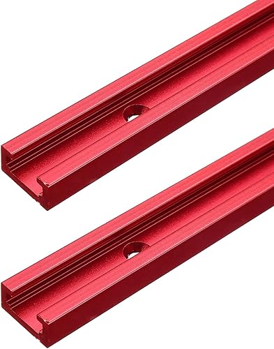 2 Stück T-Nut-Gehrungsvorrichtung, Aluminiumlegierung, 300–600 mm, T-Schiene, Gehrungsvorrichtung, für Vorrichtungen, Tischsäge, Holzbearbeitungswerkzeug, 300 mm - Cheap-Us
