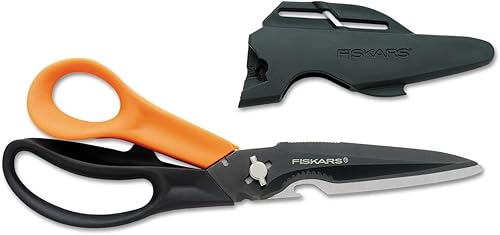 Fiskars 01005692 Cuts+More, 9 in. Length, 3-1/2 in. Cut, Black/Orange - Cheap-Us