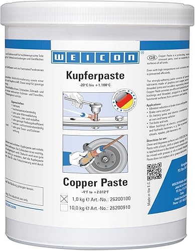 WEICON Kupferpaste 120 g, Schutz, Trenn-und Schmierstoff für hohe Temperaturen - Cheap-Us