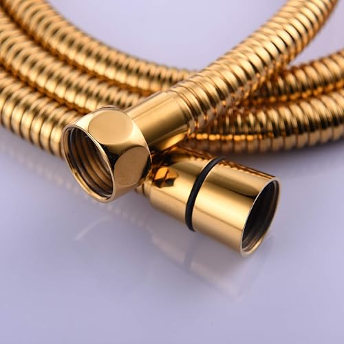 CIENCIA Isiflex Brauseschlauch 2.5m Chrom Duschschlauch Edelstahl mit Doppel-Lock 1/2 Anti-Knickschutz Flexibler Brauseschlauch, FHA020 - Cheap-Us