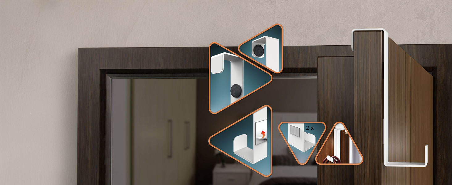 attaccapanni da porta, crochet porte