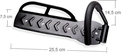 Schramm® 4 Stück Fahrradhalter Wandhalterung schwarz Fahrradhalterung für 4 Fahrräder Wandhalterungen Wand Halterungen Halterung Fahrradständer - Cheap-Us