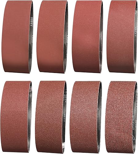 Sruhrak 75 x 533mm schleifband- 15 Stück bandschleifer schleifbänder 120 Körnungen zum Schleifen, Feilen, Schärfen und Entrosten - Cheap-Us