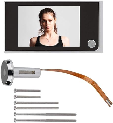 LetCart Elektronischer Türspion, 3,5 Zoll LCD Tür elektronische Guckloch Kamera 120-Grad-Digital-Türklingel Low Power Türspion für Zuhause Büro, Ohne Nachtsicht - Cheap-Us