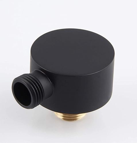 Schwarze Brausen und Duschsysteme Wandanschlussbogen Massiver Messing Wandhalter Ellbogen Wandmontage Eckventil verdeckt - Cheap-Us