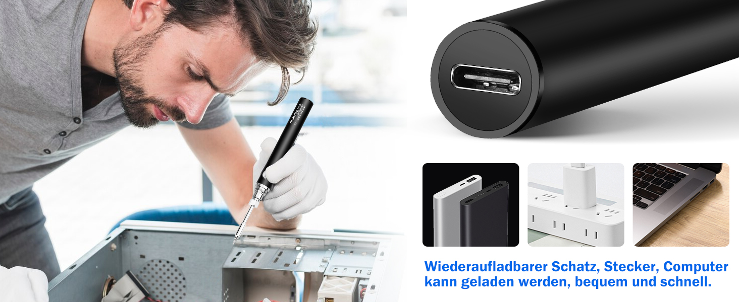 Kabelloses Lötkolben Set