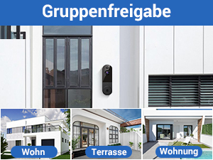 haustürklingel mit kamera Gruppenfreigabe