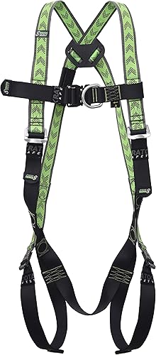 Kratos Safety Auffanggurt Akros 1, Grösse S-L, mit 2 Auffangpunkten und 3 Schnellverschluss Schnallen, PSA, EN361 - Cheap-Us