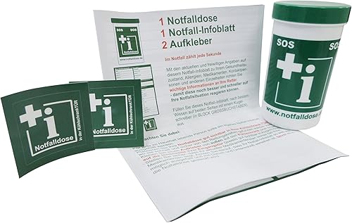 Notfalldose Set 1 Stück - Cheap-Us