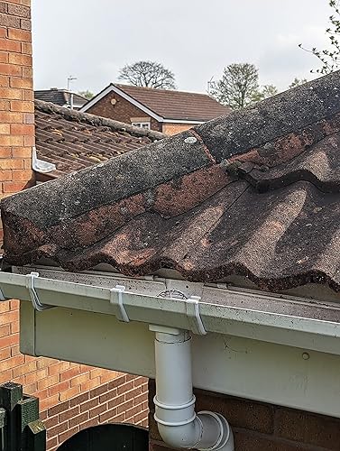 Laubfang Laubschutz Dachrinne Laubfangsieb Laubstop Regenrinne 50-63mm Verzinktem Stahl - Cheap-Us