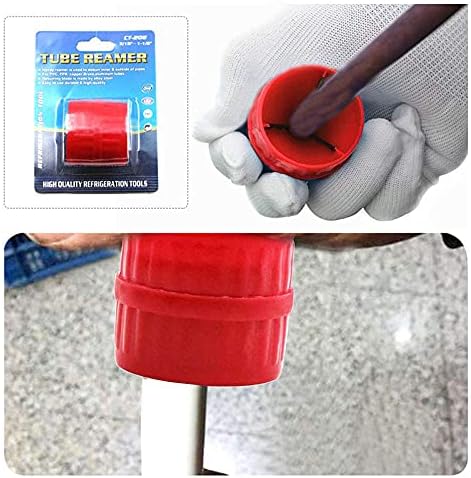 FOUTP Kupferrohr Rohre Entgrater Rohrentgrater Rohrreibahle Rohrschneider für Innen und Außen 5-38 mm Kunststoffkörper - Cheap-Us