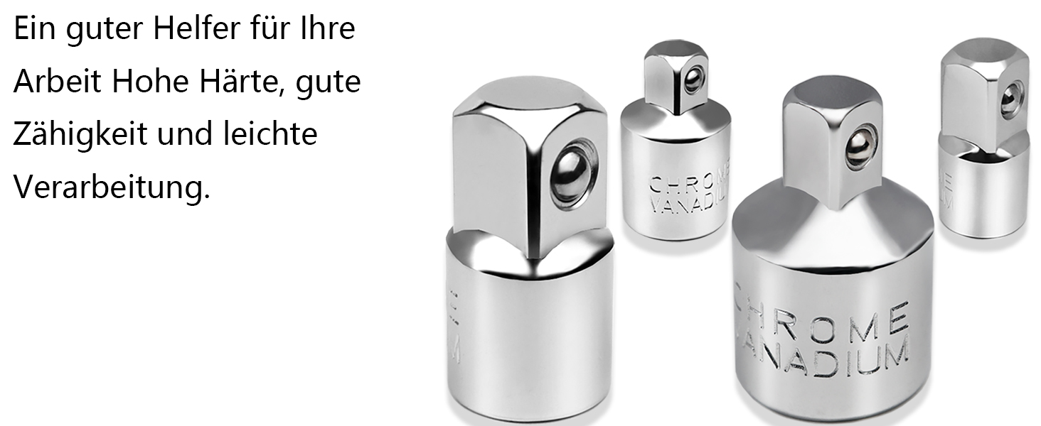 Stecknussadapter Set