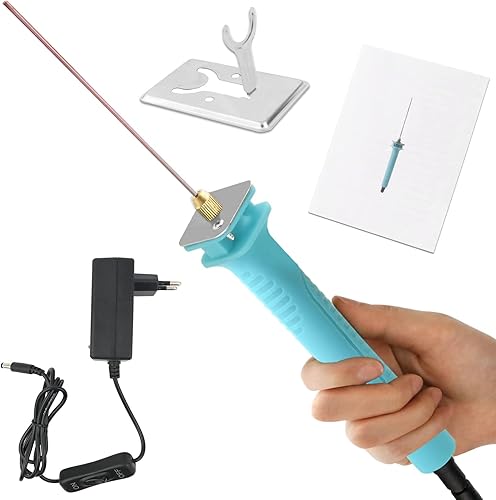 elektrischer Schaumstoffschneider, elektrischer Schneidstift 100-240V 18W 10cm für Styroporbogen, geeignet für Schnittkanten, Wärmeschneiden Gravierstift EU-Stecker - Cheap-Us