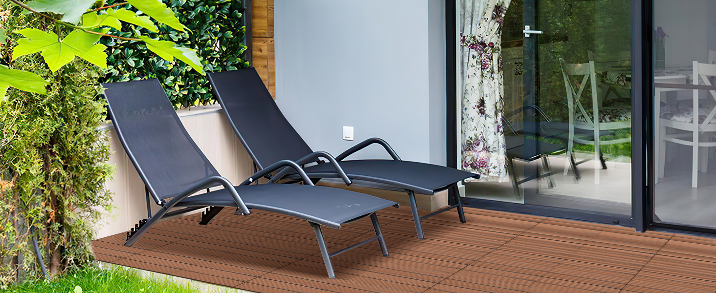 WPC Terrassenfliesen