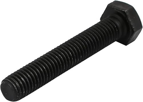 sourcing map 8.8 Grad M10x60mm Vollgewinde Linksgewinde Sechskantschraube Schwarz DE de - Cheap-Us