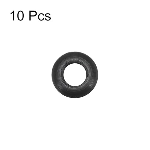 sourcing map 10Stk. Fluorkautschuk O-Ringe Dichtung schwarz 9mmx11mmx1mm - Cheap-Us