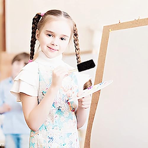 Schwammpinsel, 10 Stück Schaumstoffpinsel Schaumstoffschwammpinsel Schwammpinsel aus Schaumstoff mit Holzgriffen für Acrylmalerei Dekorationslack Färbehandwerk Schaumstoffpinsel - Cheap-Us