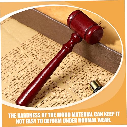 ibasenice 2St Richterhammer aus Mahagoni Richter Auktion Gericht Hammer Richter Perücke Streamer Party Geburtstagsgeschenk holzwerkzeug Hammer-Zubehör Richterhammer Parteibevorzugung hölzern - Cheap-Us