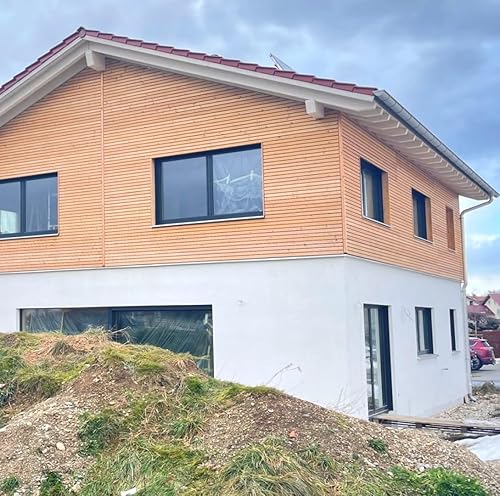 Rhombusleisten 30°, 21 x 69 mm Sibirische Lärche Fassadenprofil A/B Sortierung (Länge 2.0m) 12-er Pack - Cheap-Us