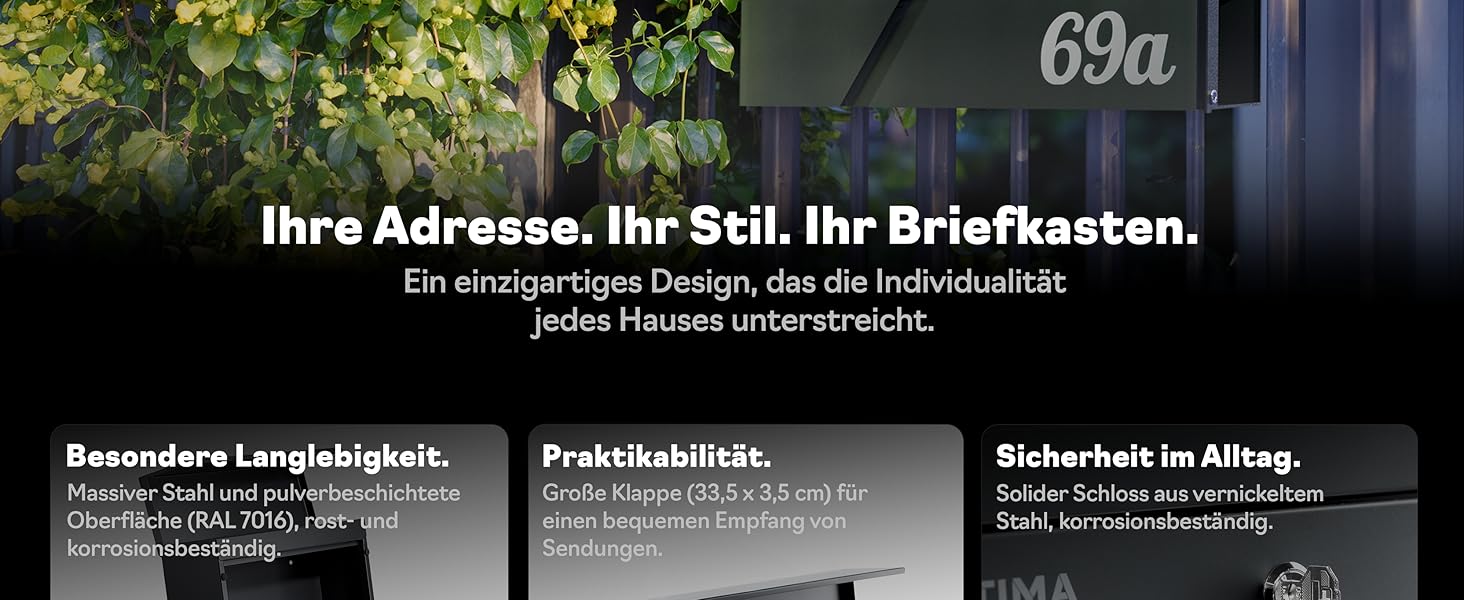 briefkasten anthrazit