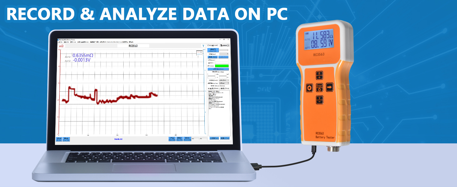 Innenwiderstand Messgerät battery internal resistance voltage tester