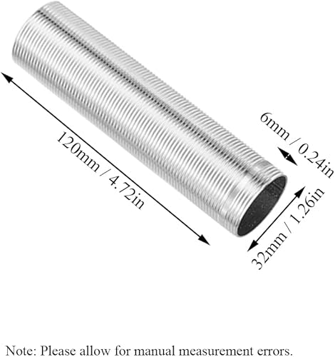 Wasserhahnverlängerung Edelstahl, 100MM Wasserhahn Verlängerte Hohe mit Gewinderohr, Wasserhahneinbau Armaturen Nippel - Cheap-Us