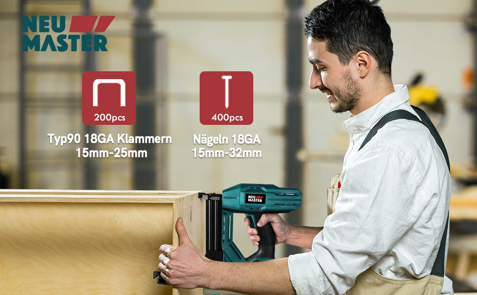 NTC0040  Typ90 18GA Klammern 15mm-25mm