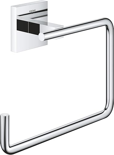 GROHE Start Cube - Handtuchring (verdeckte Befestigung, Material: Metall), chrom, 40975000 - Cheap-Us