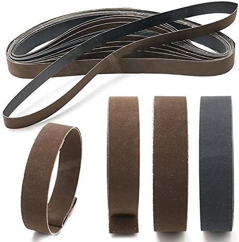 15 Stück 2,5 x 76,2 cm Schleifbänder Körnung 600 800 1000 Bandschleifer zum Schleifen Schärfen Polieren Schleifbänder Werkzeuge (5 für jede Körnung) - Cheap-Us