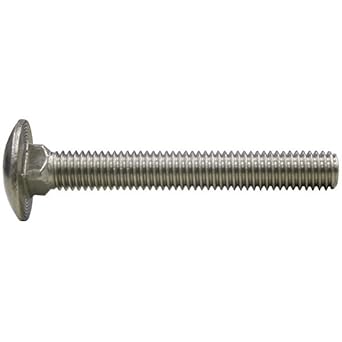 DIN603 Schloßschrauben M8x100 Edelstahl V2A 50 Stk. - Cheap-Us