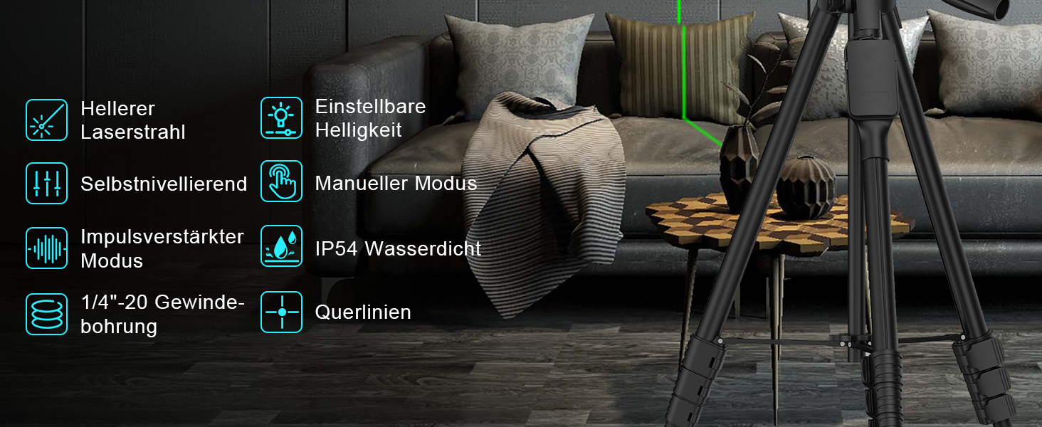Kreuzlinienlaser