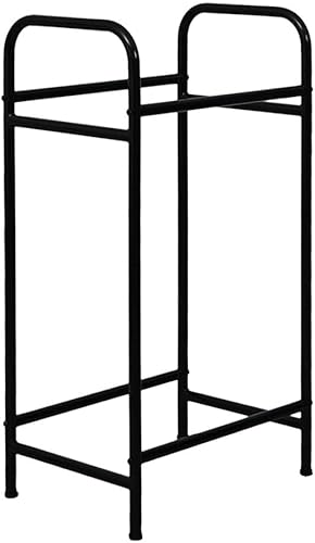 PROREGAL Reifenregal CARRERO HxBxT 104x55x40cm, bis zu 4 Reifen auf 2 Ebenen, Schwarz, Werkstattregal, Lagerregal, Kellerregal - Cheap-Us