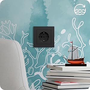 M-Pure Ocean Plastic – Schwarz matt, nachhaltig und stilvoll in jedem Zuhause.