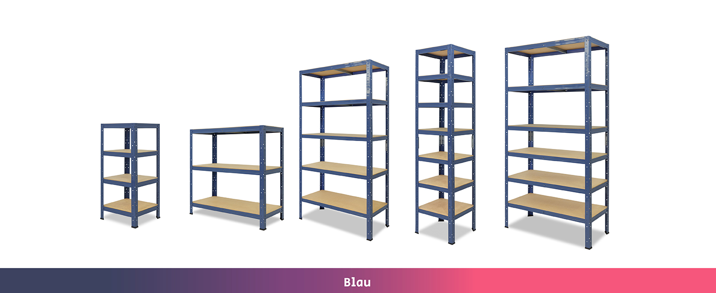 shelfplaza, HOME Steckregale, Lagerregal, Regal ohne Schrauben