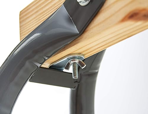 2x Alfa Arbeitsbock Profi-Qualität höhenverstellbar aus robustem Stahl und Holz zusammenklappbarer Gerüstbock belastbar bis 300 kg/Paar - Cheap-Us