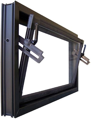 Kippfenster braun 80 x 40 cm Isolierglas - Cheap-Us