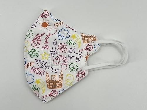 20 FFP2/KN95 Maske Bunt CE Zertifiziert Kleine Größe Small, Medizinische Mask mit 4 Lagige Masken, Staub- und Partikelschutzmaske, Atemschutzmaske mit Hoher BFE-Filtereffizienz≥95-20 Stück - Cheap-Us