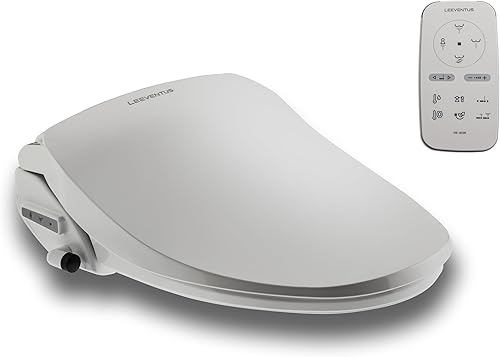 LEEVENTUS Elektronisches Bidet - J430, Standard Version, mit seitlichem Bedienelement & selbstleerender Wassertank-Technologie, energiesparender Dusch WC Aufsatz aus Korea - Cheap-Us