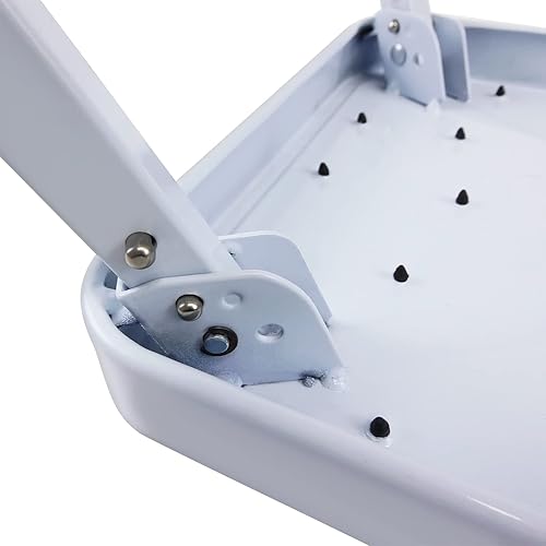 2 Stufen Tritthocker, Mini-Hocker, Klapptritt 2 Stufen Stahl Faltbare Trittleiter Klappbar Leiter mit Rutschfester Gummimatte, Sicheres Breites Pedal, Haushaltsleiter Tritthocker, bis 150 kg belastbar - Cheap-Us