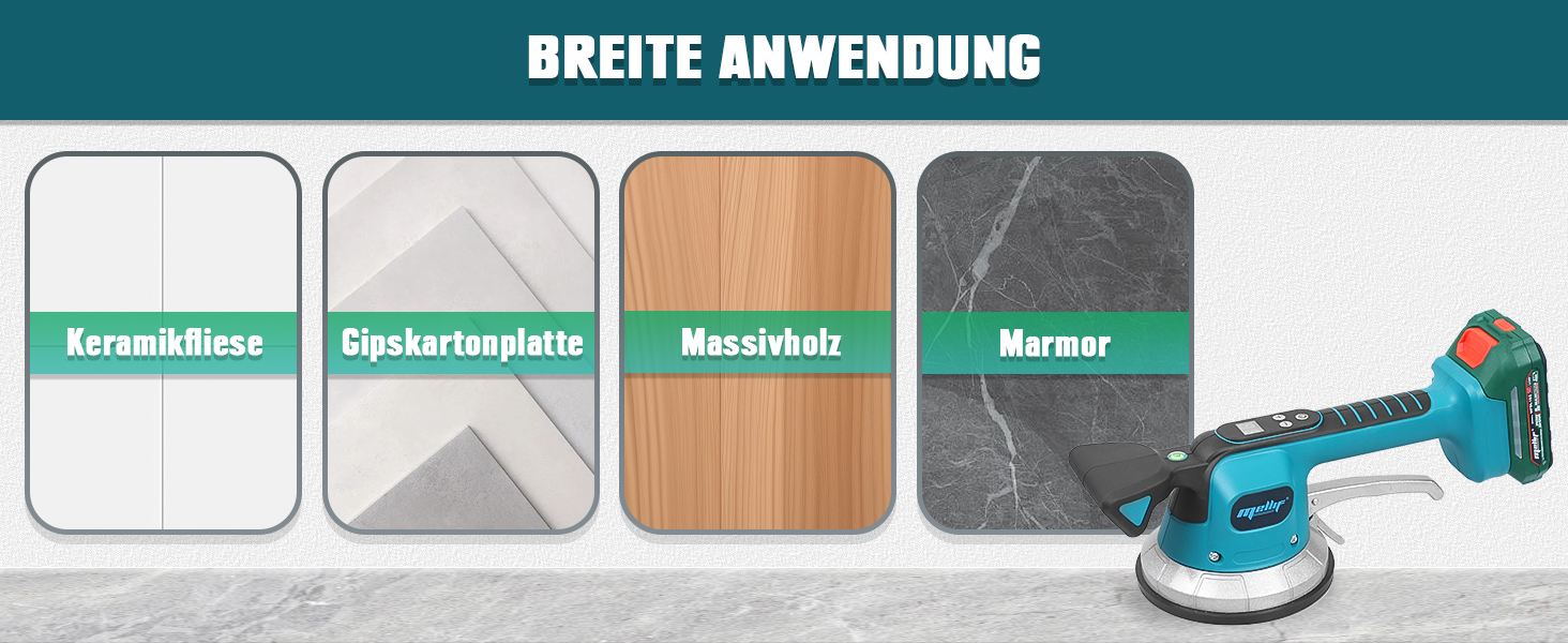 Fliesenvibrator akku
